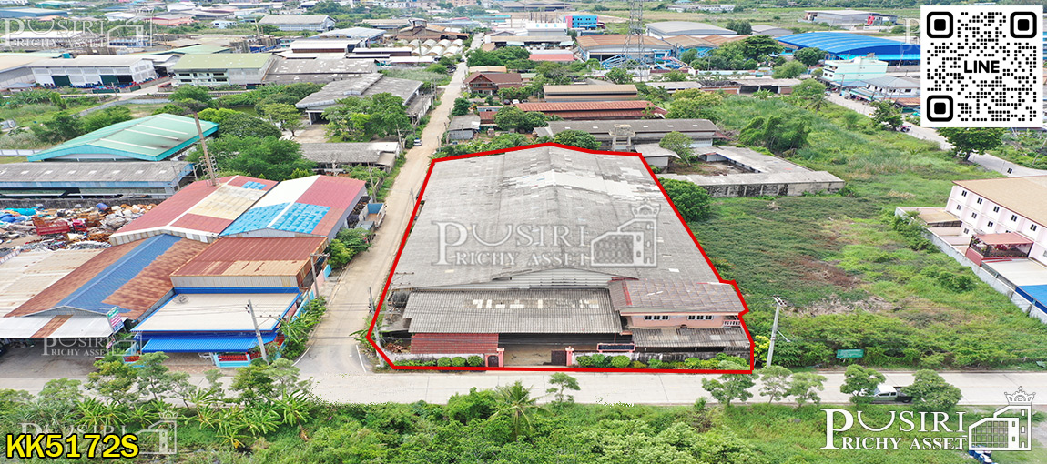 ราคาพิเศษ ให้เช่าโรงงาน 2,080 สีม่วง ติดถนนสองด้าน พร้อมเครนรับหนัก 5 ตัน 2 ตัว พื้นรับ 3 ตัน / ตร.ม. ใกล้ถนนเศรษฐกิจเพียง 700 ม.  KK5172S