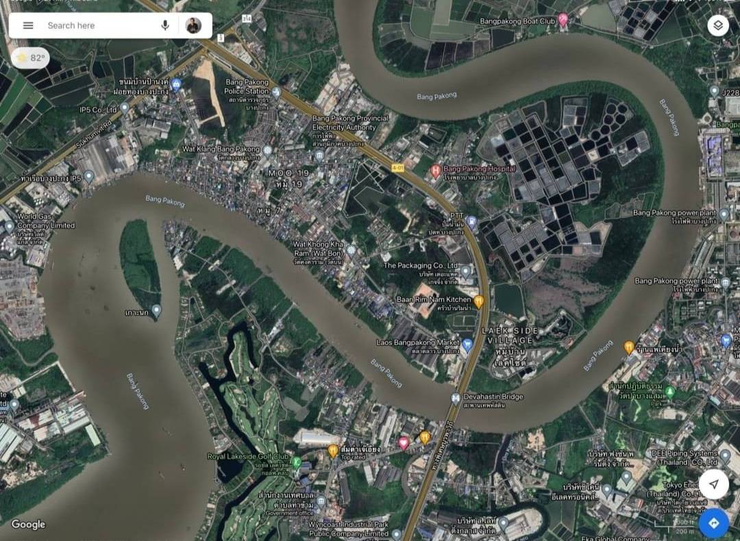 ขายที่ดิน สวย ทำเลดี ติดถนนสุขุมวิท-บางนาตราด บางปะกง