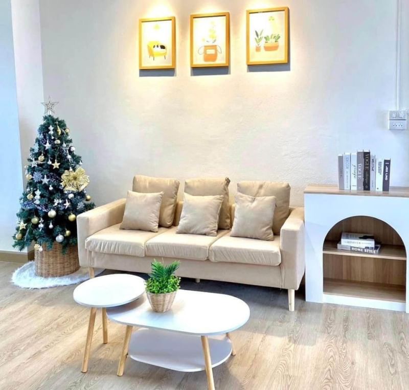 ABB23 หมู่บ้าน สุภาวัลย์ ซอยหทัยราษฎร์ 6 ทาวน์โฮม 3 ชั้น บ้านรีโนเวท แถมเฟอร์ฯ ขาย 2,490,000 บาท