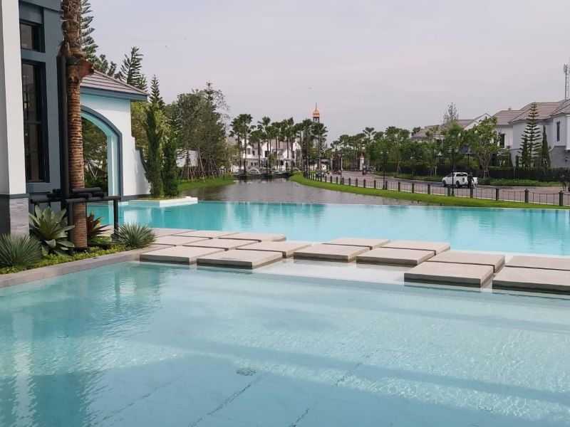 ABB100 ให้เช่าบ้านเดี่ยว นันทวัน พระราม9-กรุงเทพกรีฑาตัดใหม่ Nantawan Rama 9-New Krungthepkreetha ค่าเช่า 290,000บาท/เดือน