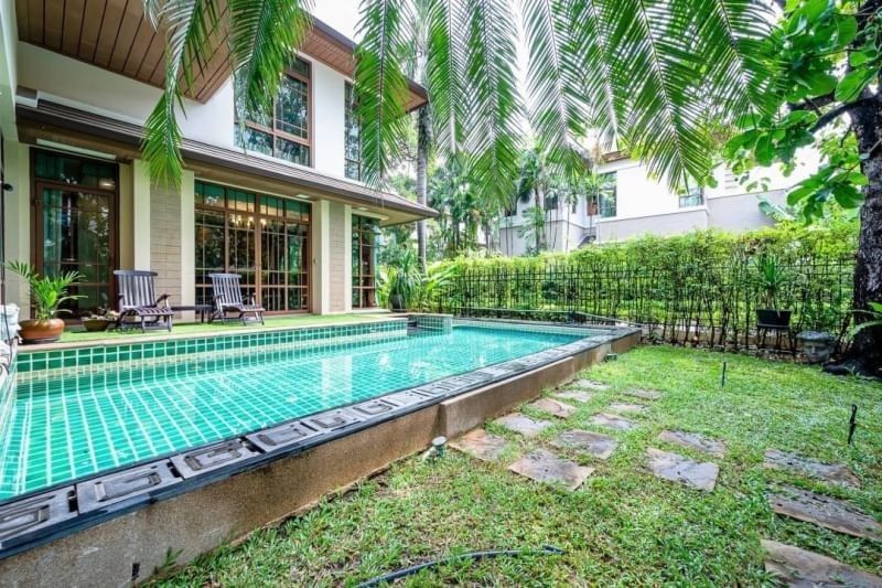 ABB105 ขายบ้านเดี่ยวหมู่บ้านแสนสิริ สุขุมวิท 67 เคยเป็นบ้านตัวอย่างตกแต่งสุดหรู 