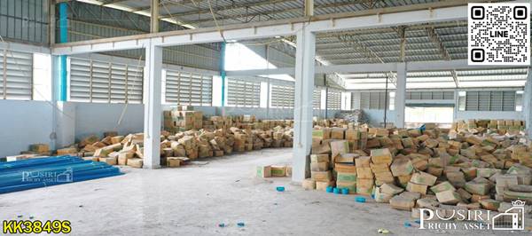 ขายโรงงาน 8 ไร่ สุดคุ้ม ใกล้พระราม 2 ในราคาเพียง 60 ล้าน มาครบทุกพื้นที่ใช้สอย - KK3849S