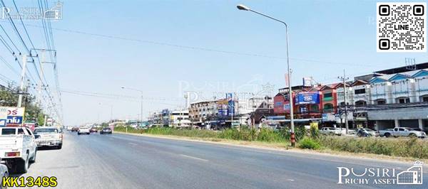 แปลงสุดท้าย ที่สวยในพื้นที่สีม่วง 2 ไร่เศษ ถูกเกือบเท่าราคาประเมิน ไฟฟ้า ประปาพร้อมเดินทางสะดวก ใกล้สาย5 - KK 1348S