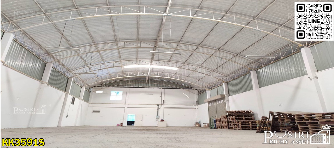 โรงงาน 480 ตร.ม. มีใบอนุญาต รง.4 พร้อมสำนักงาน ใช้รถเทเลอร์ได้ ใกล้มอเตอร์เวย์ใหม่ 