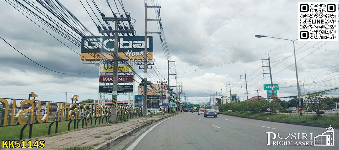 ที่ถมพร้อมใช้ 6 ไร่ สร้างโรงงานใหญ่ได้ทุกประเภท 7,000 ตร.ม. เทรลเลอร์เข้าออกสะดวก ใกล้ ถ . เศรษฐกิจ พุทธสาคร KK5114S