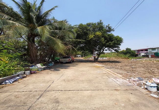 ขายที่ดิน ซอยติวานนท์-ปากเกร็ด 27 เนื้อที่ 200 ตร.ว. ถมแล้ว แปลงสวย