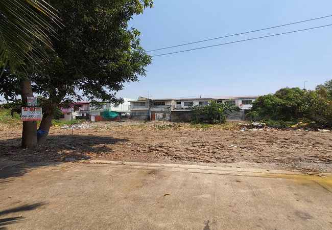 ขายที่ดิน ซอยติวานนท์-ปากเกร็ด 27 เนื้อที่ 200 ตร.ว. ถมแล้ว แปลงสวย