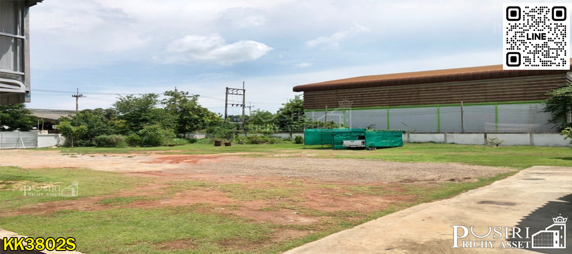 โรงงานพื้นอีพ็อกซี่ใหญ่เกือบ 3 ไร่ พื้นที่ใช้สอย 4,400 ตร.ม. พร้อมออฟฟิศ+ห้องพักคนงาน และพื้นที่ด้านหลังที่สามารถต่อเติมได้ ใกล้คลองสี่วา 500 ม. KK3802S