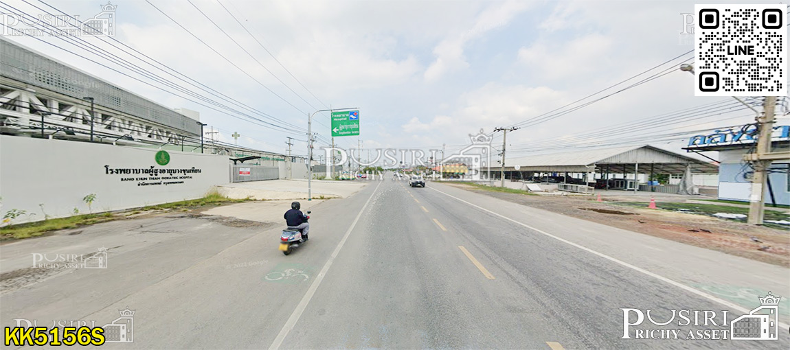 ที่ไร่ละ 2.6 ล้าน สร้างโรงงานได้ใกล้กรุงเทพ เกือบ 6 ไร่ ขอใบ รง.4 ได้ ใช้เทรลเลอร์เข้า-ออกสะดวก 