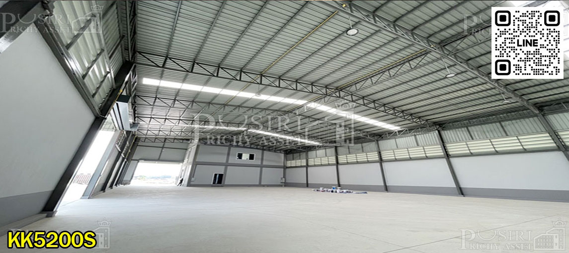 โรงงานใหม่ 1 ไร่ 80 พื้นที่ใช้สอย 930 ตร.ม. ขอใบ รง.4 ได้ ใกล้ ถ. เศรษฐกิจ มีพื้นที่ต่อเติมด้านข้าง ต่อเติมได้อีก 400 ตารางเมตร !!!   kk5200s