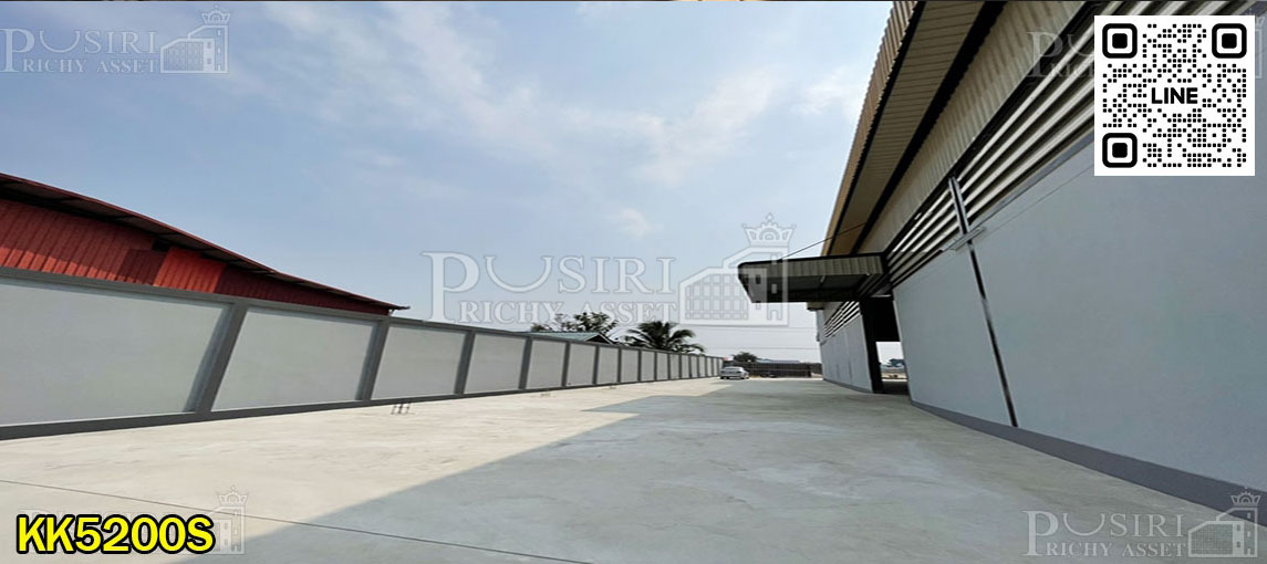 โรงงานใหม่ 1 ไร่ 80 พื้นที่ใช้สอย 930 ตร.ม. ขอใบ รง.4 ได้ ใกล้ ถ. เศรษฐกิจ มีพื้นที่ต่อเติมด้านข้าง ต่อเติมได้อีก 400 ตารางเมตร !!!   kk5200s