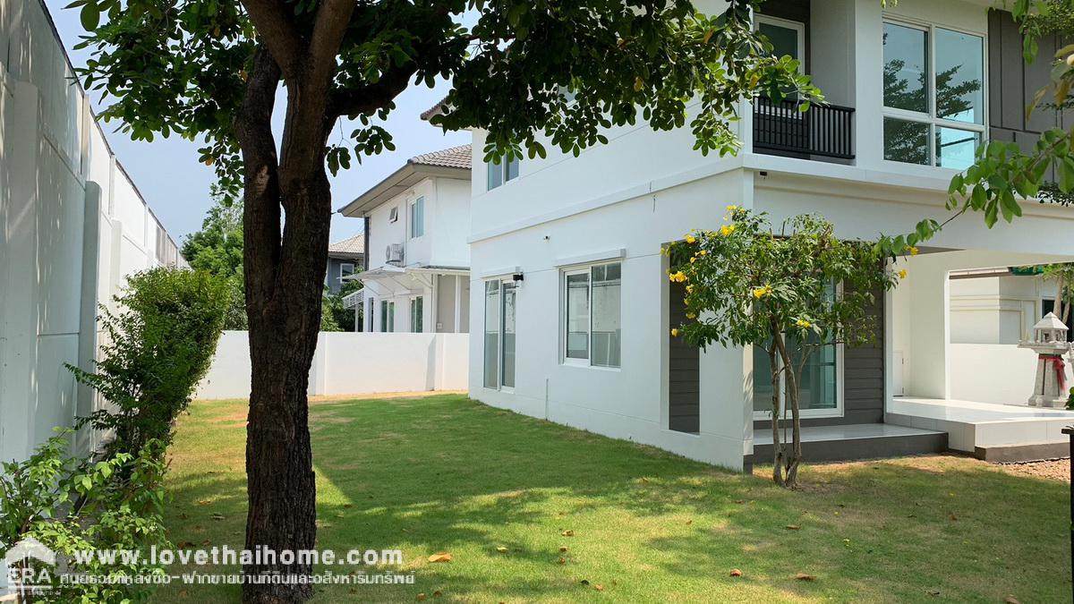 ขายบ้านเดี่ยว ม.วิลลาจจิโอ พระราม2 ถนนบางกระดี่ ซอย35/1 พื้นที่67.1ตรว. เป็นบ้านหลังริม ติดทะเลสาบ ใกล้เซ็นทรัล พระราม2