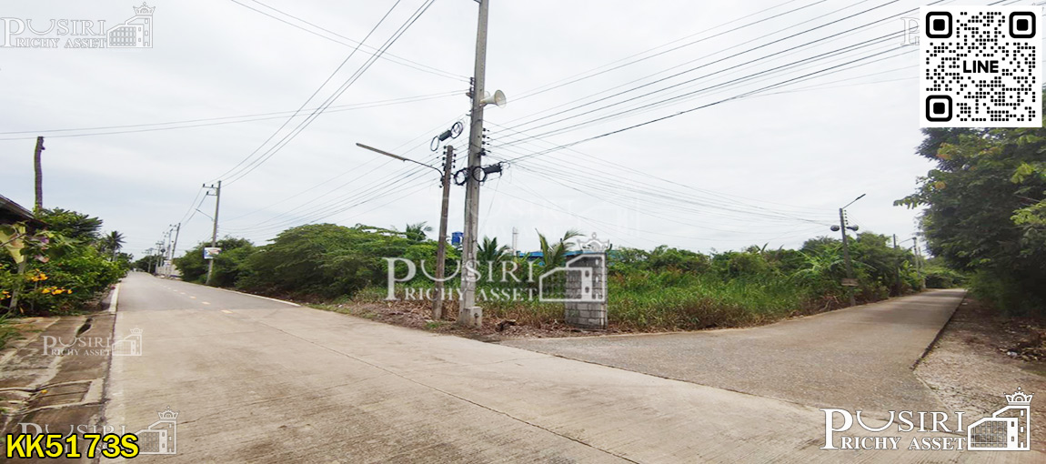 ที่สร้างโกดัง 3.5 ไร่ โดดเด่น หน้ากว้าง 68 เมตร ติดถนน 3 ด้าน ซื้อไว้มีแต่ขึ้น เพียง 1 นาทีจากถนนสายใยรัก  KK5173S