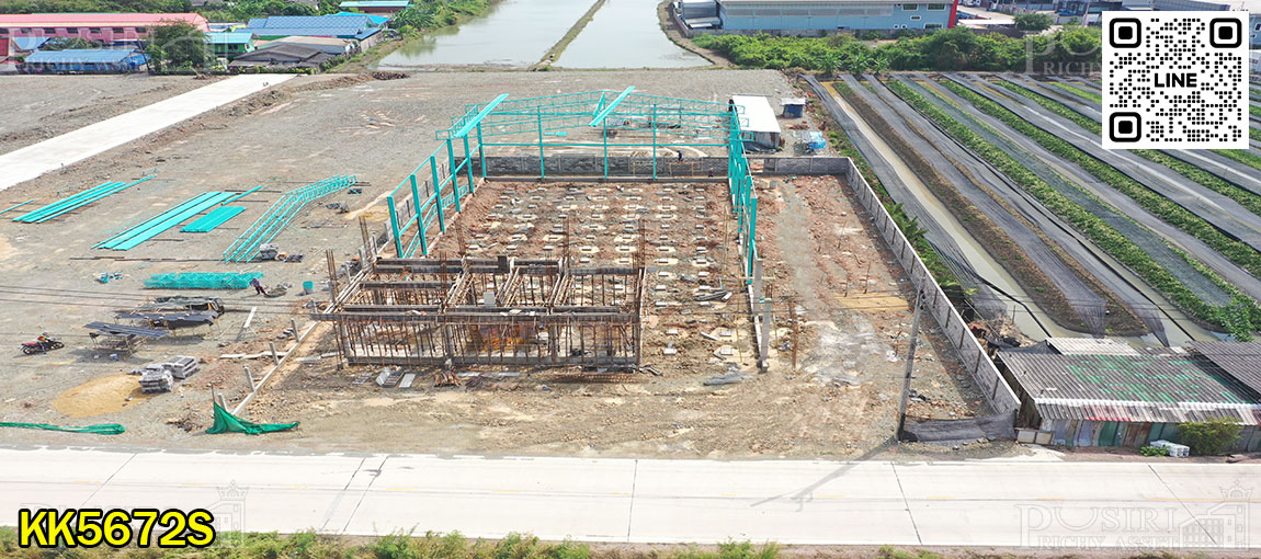 เปิดจอง โรงงานโมเดิร์นเเต่งสวย 908 ตร.ม. ขอใบ รง.4 ได้ ใกล้ ถ. เศรษฐกิจ พร้อมพื้นที่ต่อเติมด้านข้างกว่า 430 ตร.ม.  KK5672S