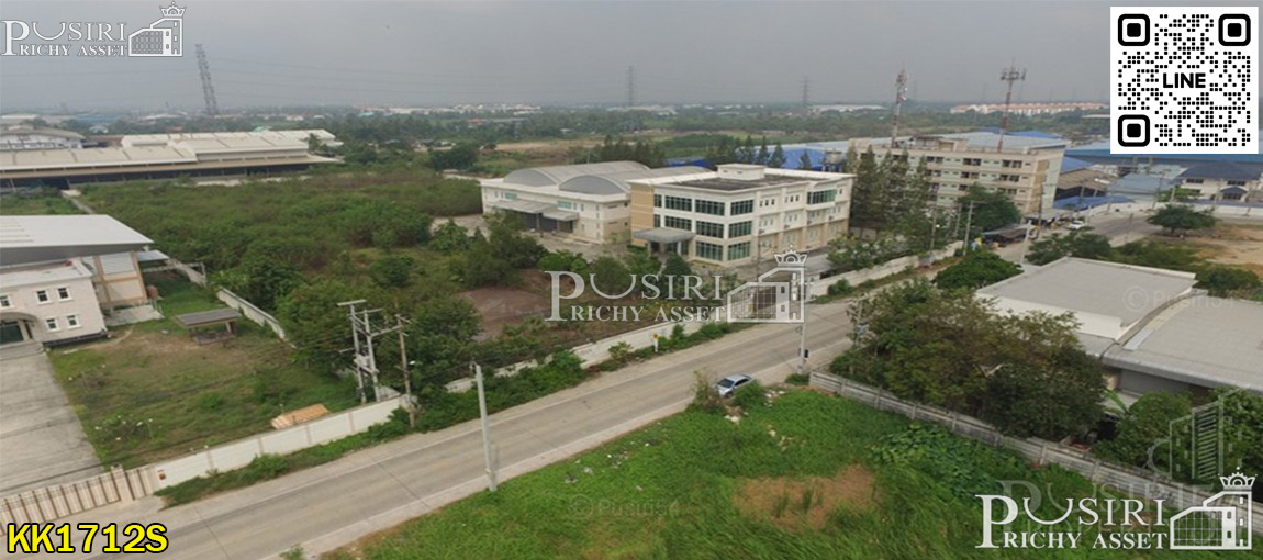 ขาย/เช่า ที่ดินอุตสาหกรรม สีม่วงแท้ 100 % พร้อมคลังสินค้าและสำนักงาน ที่ดิน 13 ไร่เศษ ใกล้ถนนเศรษฐกิจไม่ถึง 1 กิโล ถนนกว้าง KK1712S