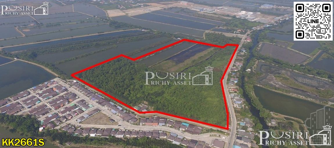 ที่ 69 ไร่เศษ หน้ากว้างเเวดล้อมสถานที่สำคัญหลายเเห่ง เดินทางได้หลายเส้นทาง