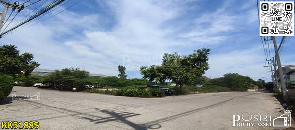 ขายที่สวยสร้างโรงงาน 1.5 ไร่ ติดถนน 2ด้าน แปลงมุมงดงามถมพร้อมสร้าง หน้ากว้าง 56ม. เทรลเลอร์เข้าออกสบาย ใกล้คลองสี่วา ถ.เศรษฐกิจ และเอกชัย- KK5188S