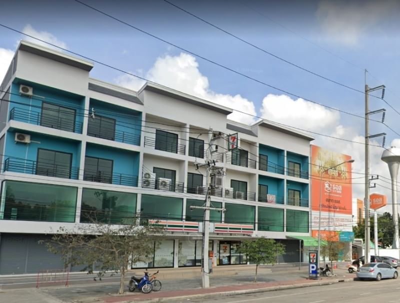 ABB128 ขายอาคารพาณิชย์ 3 ชั้นครึ่ง ตรงข้ามบริษัทน้ำมันพืชไทย จำกัด มหาชน ติดธนาคารธอส.สาขานครชัยศรี ใกล้ตลาดท่านา