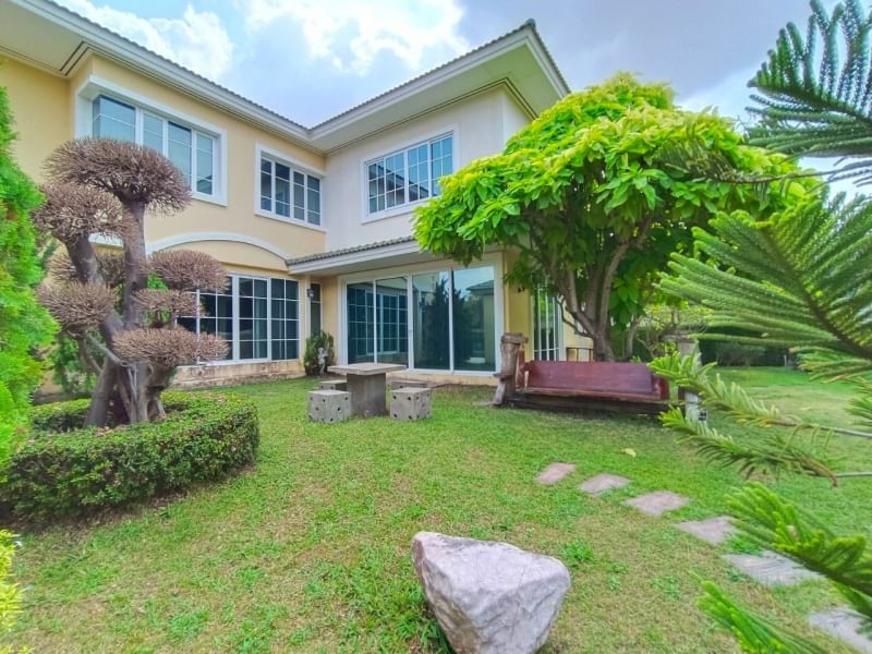 ABB134 หมู่บ้าน แกรนด์ โมนาโค บางนา ขายบ้านเดี่ยวหลังใหญ่ หรูหราพร้อมสวนข้างบ้าน