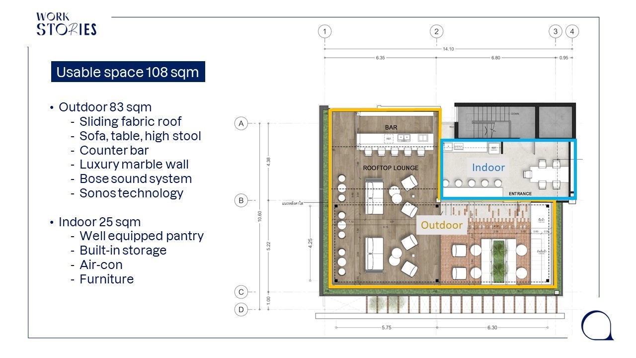 ให้เช่า Rooftop Bar ใกล้ BTS เพลินจิต 98,000 บาท ต่อเดือน รับเอเจ้นท์