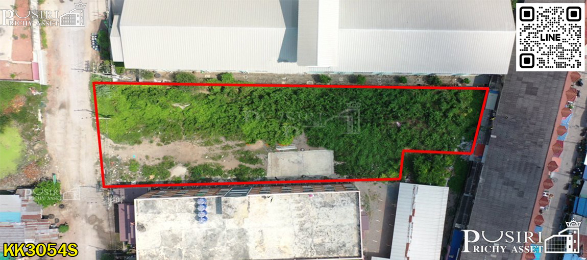 สร้างหอพัก/โกดัง บนเนื้อที่ 1 ไร่ ได้ทันที ถนนกว้าง แวดล้อมครบ ซอยสุชัย ใกล้พระราม2 KK3054S