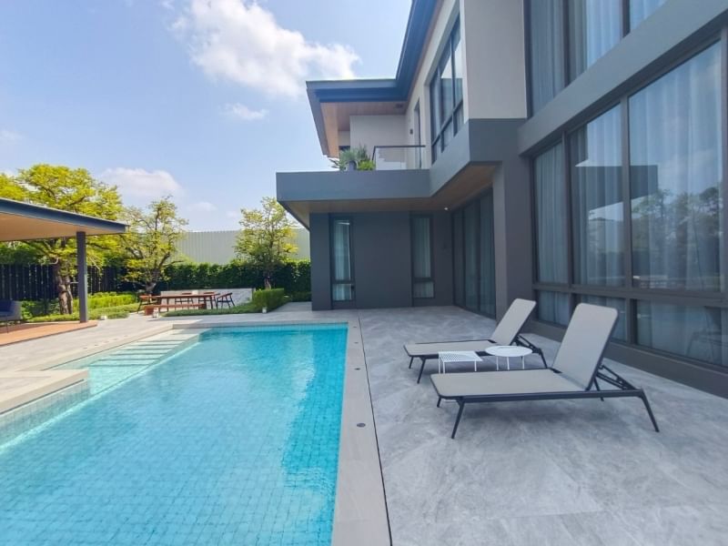 MBB143 #ขายบ้านตัวอย่าง ศิรนินทร์ เรสซิเดนเซส พัฒนาการ Siraninn Residences Phatthanakan #บ้านเดี่ยวระดับSuperLuxury  โครงการใหม่จาก Singha Estate