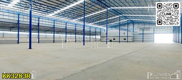 เช่าโกดังใหม่1,900 ตร.ม. พื้นที่ใช้สอย เยอะจุใจ พร้อมออฟฟิศ + ห้องนอน ใกล้พระราม2 เพียง 250 ม.