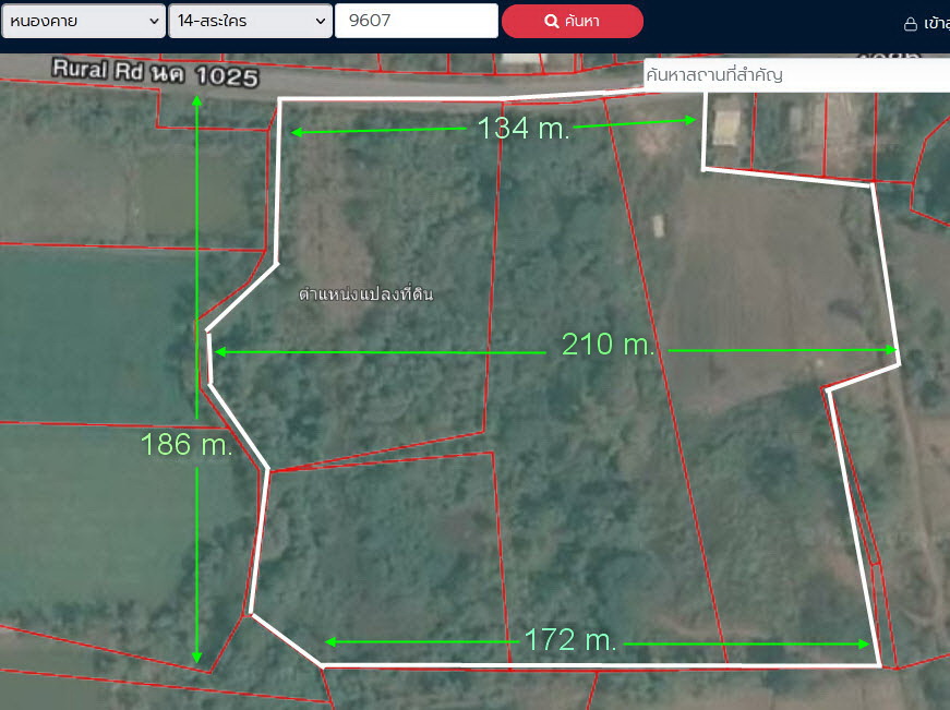 ขายที่ดินแปลงใหญ่สำหรับนักพัฒนาฯ นักลงทุน อ.สระใคร จ.หนองคาย