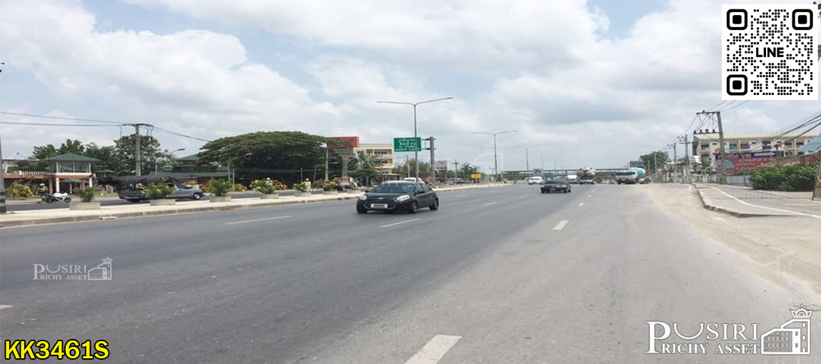 ที่ถมสวย 727 วา หน้ากว้าง 41 เมตร ทรงดี เดินทางสะดวกมาก ใกล้ ถ.พุทธสาคร แคราย บางบอน 5  KK3461S