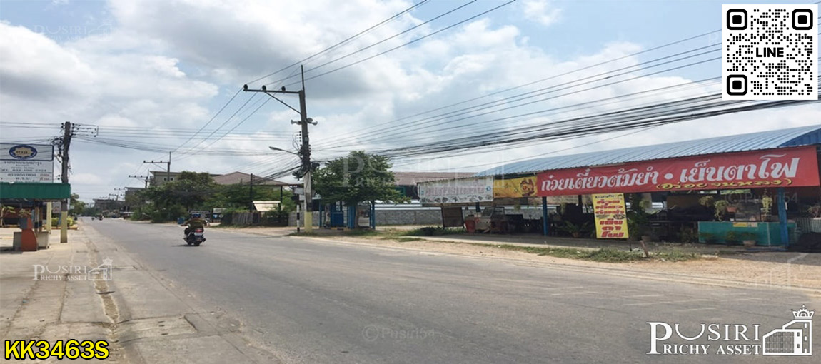 สร้างโรงงานและโครงการของคุณ ให้มีกำไรเร็วกว่าที่อื่นๆ ที่ดิน 22 ไร่เศษ ฮวงจุ้ยแบบเทพๆ ใกล้พุทธสาครเพียง 3.5 กม.  KK3463S