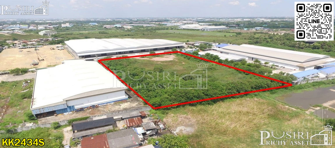 ที่ 9 ไร่ ถมพร้อมมานานกว่า 4 ปี เข้าออกสะดวกอยู่ใกล้เอกชัย KK2434S