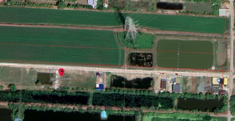 MBB154 ขายที่ดินจัดสรร หนองจอก คลองสิบสอง แปลงสี่เหลี่ยมผืนผ้า ที่ดินถมแล้วน้ำไฟเข้าถึง ทำเลสวย วิวหลักล้าน