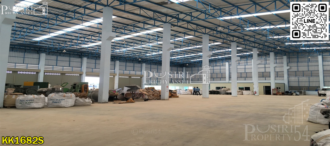 ครบเครื่องคุ้มค่า ขายโรงงานใหม่ เกือบ 6 ไร่ โรงงานใหญ่ 40*48 เมตร พื้นรับ 5 ตัน/ตร.ม. แถมใบ รง.4 (105) และ 53 พลาสติก และระบบอื่นๆ ใกล้ตลาดบ่อวิน ขายโรงงานชลบุรี  KK1682S