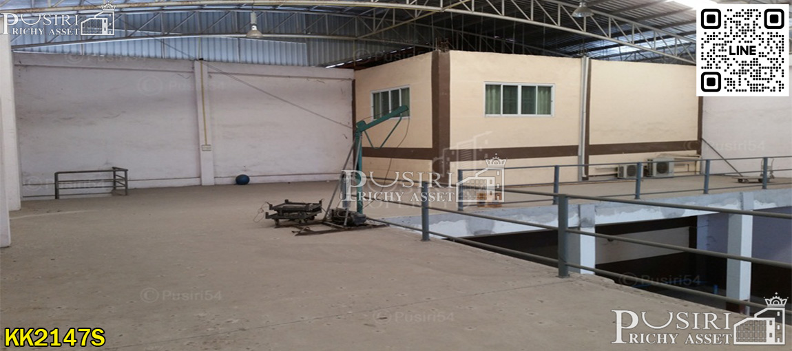 โรงงาน 186 วา บางน้ำจืด ตัวโรงงานมีชั้นลอยพื้นทีใชสอย 600 ตร.ม พร้อมออฟฟิต 2 ชั้น และหม้อแปลง 160 kVA – ขายโรงงานสมุทรสาคร KK2147S