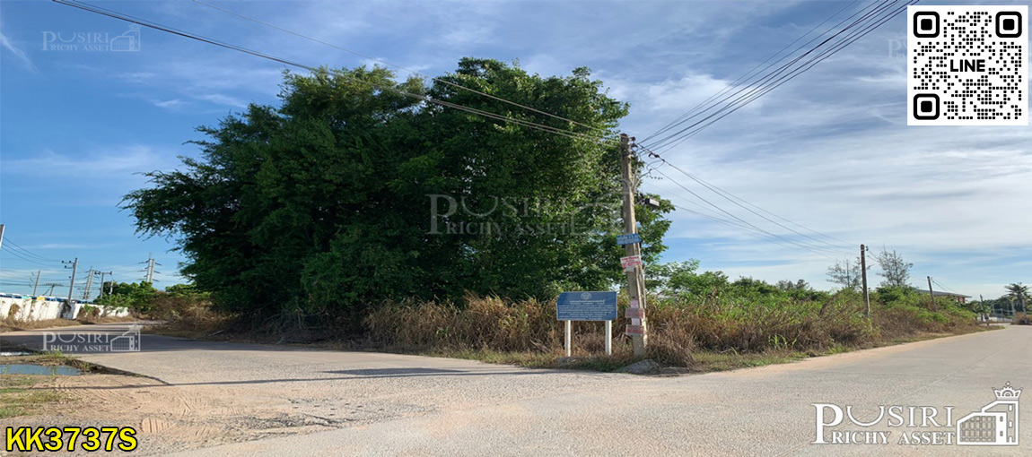 ที่ 6.5 ไร่ ตรงข้ามนิคมอุตสาหกรรมปิ่นทอง1 เด่น ใกล้มอเตอร์เวย์ 7 เติมคุณค่าด้วยถนน 3 ด้าน ถมเต็มที่ KK3737S