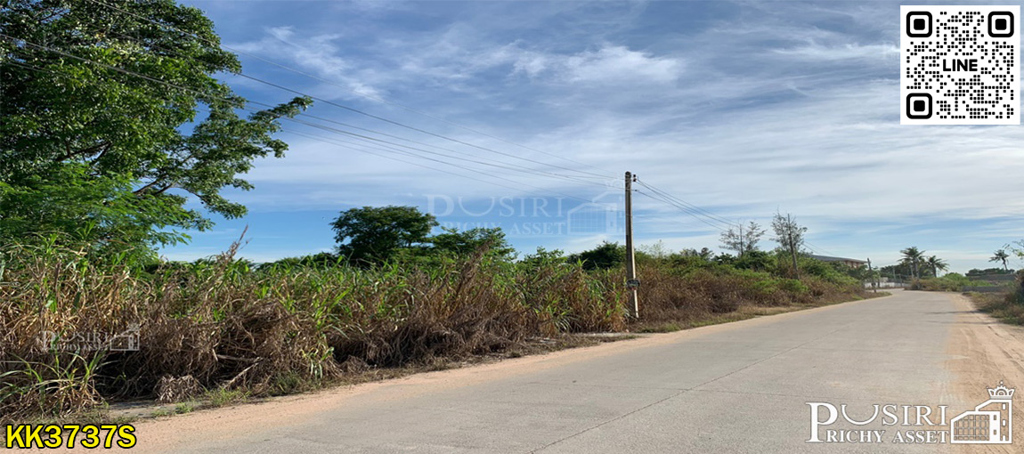 ที่ 6.5 ไร่ ตรงข้ามนิคมอุตสาหกรรมปิ่นทอง1 เด่น ใกล้มอเตอร์เวย์ 7 เติมคุณค่าด้วยถนน 3 ด้าน ถมเต็มที่ KK3737S