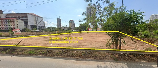  ขายที่ดินใกล้หาดจอมเทียน ซอยชัยพฤกษ์ 3 มี 3 แปลง  2 แปลง ติดกันเนื้อที่รวม 2 ไร่กว่า พื้นที่สีแดง พ.4 (EEC)  อีกแปลง เนื้อที่1 ไร่กว่า ใกล้โรงแรมจอมเทียนออลิเดย์ ใกล้โรงแรมเซนทรามาริส