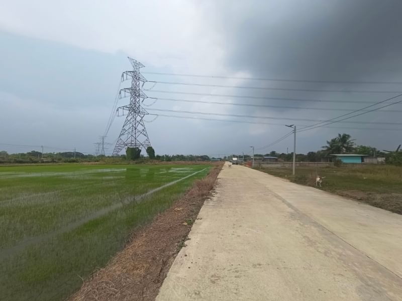 ABB154 ขายที่ดินจัดสรร หนองจอก คลองสิบสอง แปลงสี่เหลี่ยมผืนผ้า ที่ดินถมแล้วน้ำไฟเข้าถึง ทำเลสวย วิวหลักล้าน