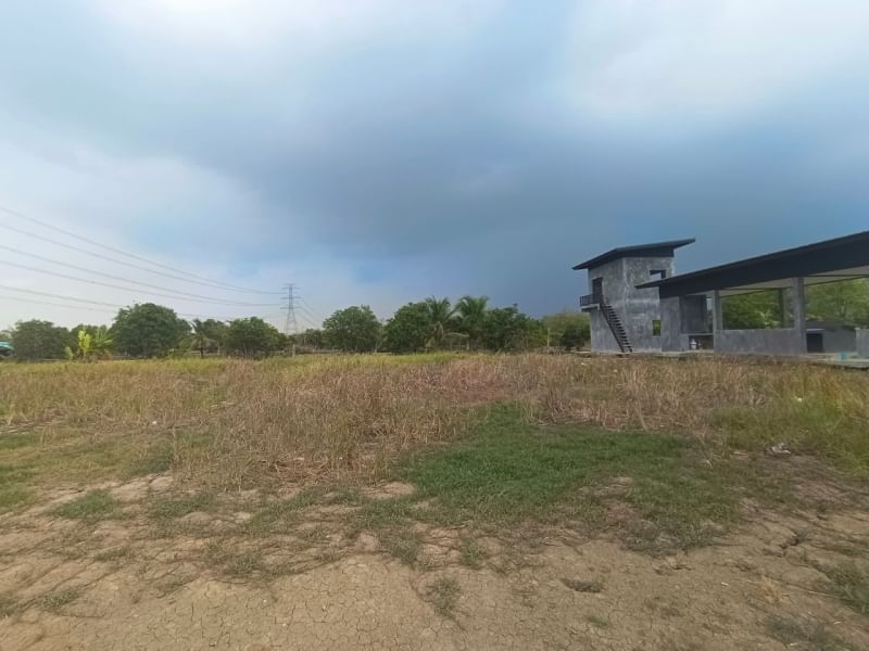 ABB154 ขายที่ดินจัดสรร หนองจอก คลองสิบสอง แปลงสี่เหลี่ยมผืนผ้า ที่ดินถมแล้วน้ำไฟเข้าถึง ทำเลสวย วิวหลักล้าน