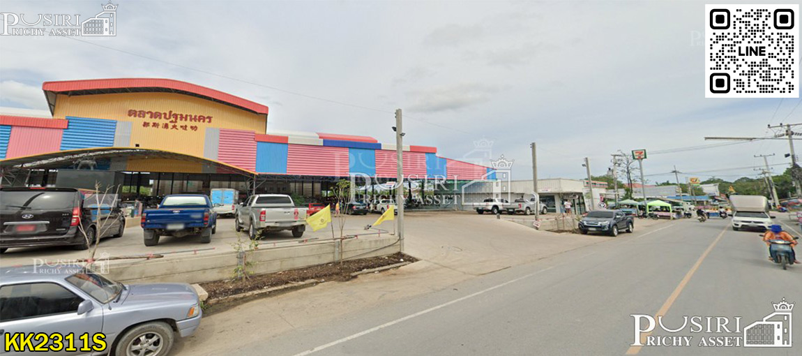 ที่ 745.5 วา ถมพร้อม+ล้อมรั้ว ใกล้ถ.เพชรเกษม ตัวเมืองนครปฐม ขายที่ดินนครปฐม  KK2311S