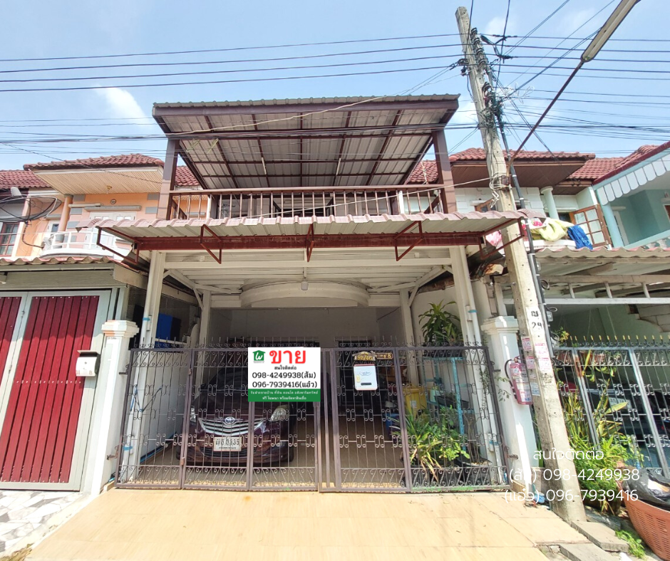 ขายด่วน ทาวน์เฮ้าส์ 20 ตร.ว. หมู่บ้านชลกานต์ บางเลน ซอย 10 ถนนบางกรวย-ไทรน้อย ใกล้วันสวนแก้ว ใกล้รถไฟฟ้าMRT บางพลู ต่อเติมใหม่ พร้อมเข้าอยู่