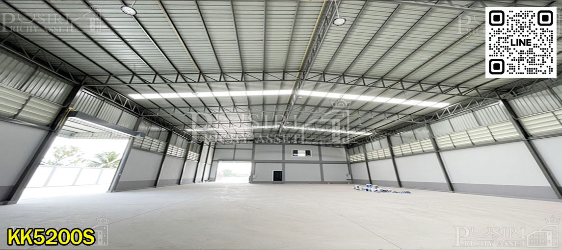 โรงงานใหม่ 1 ไร่ 80 พื้นที่ใช้สอย 930 ตร.ม. ขอใบ รง.4 ได้ ใกล้ ถ. เศรษฐกิจ มีพื้นที่ต่อเติมด้านข้าง ต่อเติมได้อีก 400 ตารางเมตร kk5200s