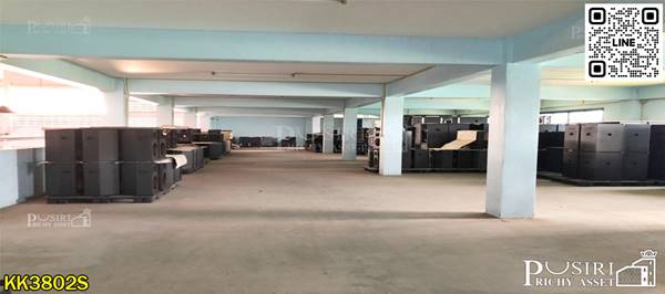 ขายโรงงานพื้นอีพ็อกซี่ใหญ่เกือบ 3 ไร่ พื้นที่ใช้สอยกว่า 4,400 ตร.ม. พร้อมออฟฟิศ+ห้องพักคนงาน พื้นที่ด้านหลังที่สามารถต่อเติมได้ - KK3802S