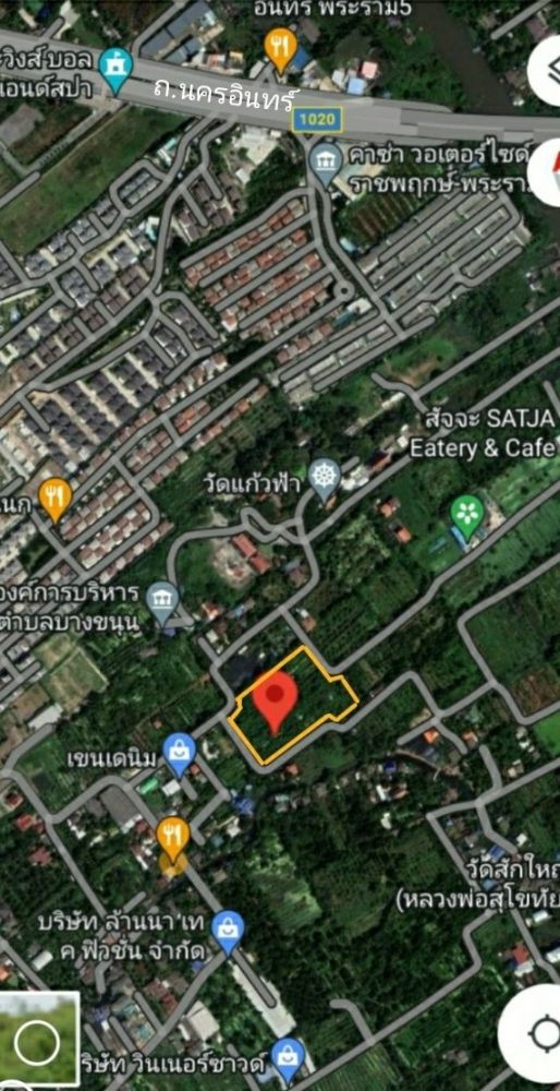 ขายที่ดินเนื้อที่ 8-2-54.5 ไร่ ติดถนนสาธารณะเกือบรอบด้าน ย่านกำลังเจริญเติบโต นนทบุรี