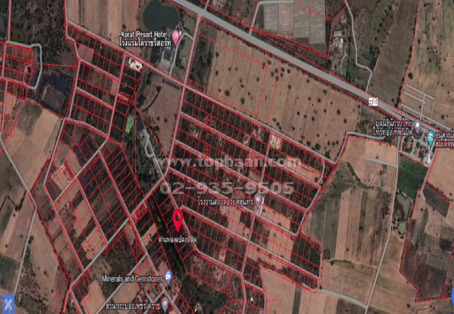 ขายที่ดิน ใกล้โรงแรมโคราช รีสอร์ท ถนนมิตรภาพ อำเภอโชคชัย นครราชสีมา เนื้อที่ 2 ไร่ แปลงสวย ถมแล้ว 