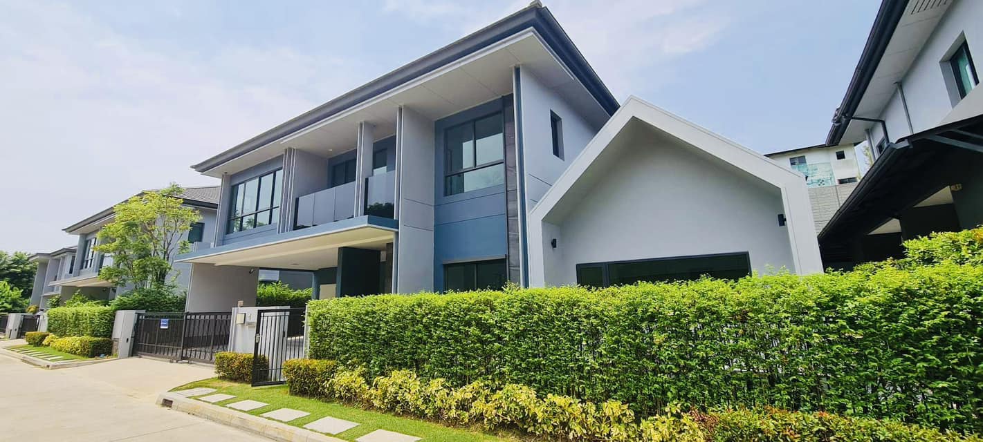 บ้านเศรษฐสิริ กรุงเทพกรีฑา 2 บ้านใหม่ยังไม่เคยเข้าอยู่ (รวมต่อเติม) ใกล้โรงเรียนนานาชาติ