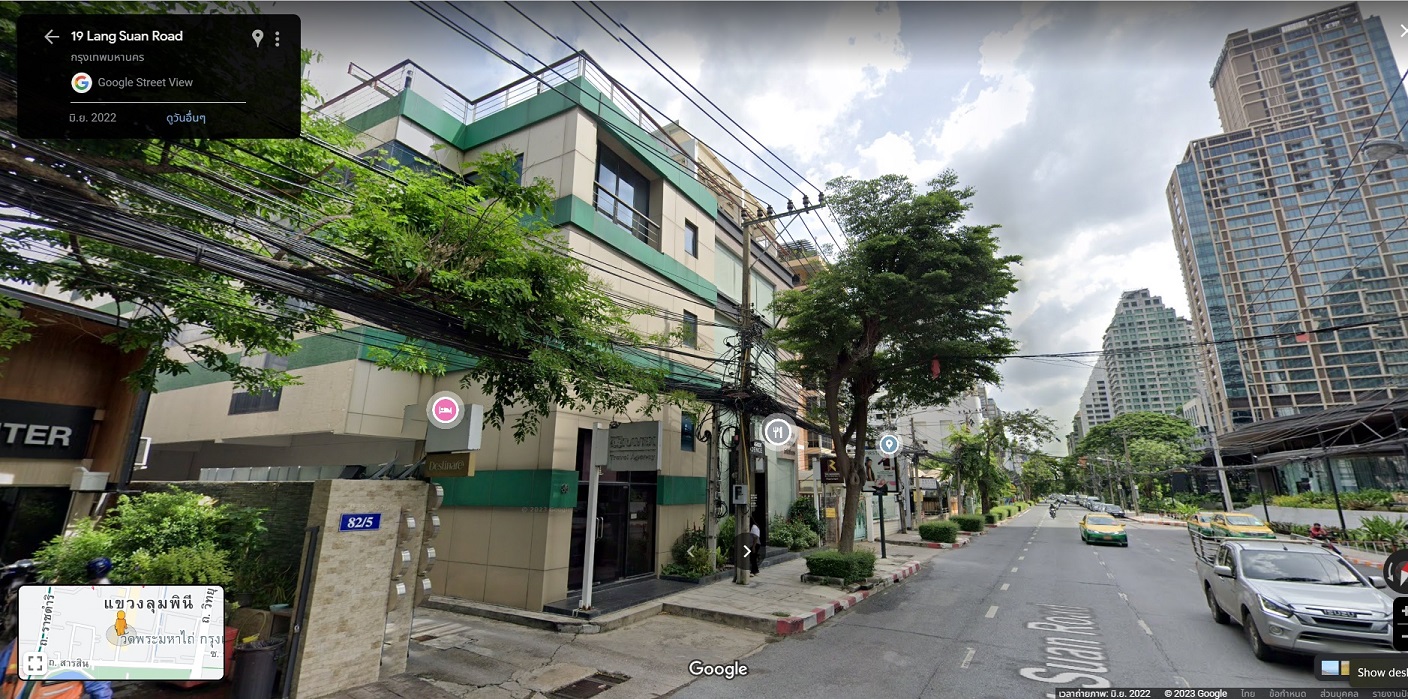 ให้เช่าตึกติดถนนหลังสวนใกล้Vela เหมาะทำสำนักงาน, คลีนิค, ร้านอาหาร