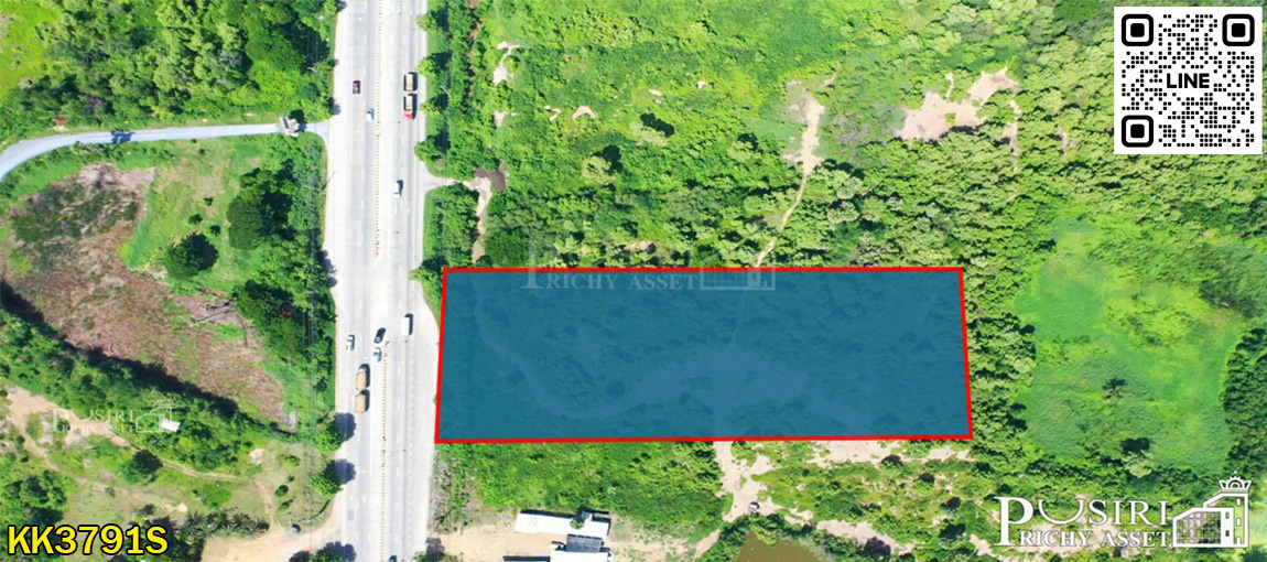 ให้เช่าที่ดิน 4.5 ไร่ เด่นติดถนน ทำเลดี ใช้งานได้หลากหลาย ย่านกำแพงแสน ติดถนนเส้นมาลัยแมน-สุพรรณบุรี -KK3791S