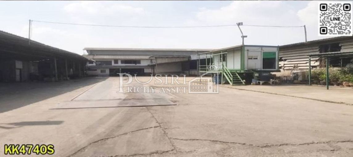 โรงงาน 4,000 – 10,000 ตร.ม. ใกล้เส้น 345 มีใบ รง.4 เทรลเลอร์เข้าสะดวก เก็บได้เยอะพื้นรับ 3 ตัน / ตร.ม. ราคาพิเศษ  KK4740S