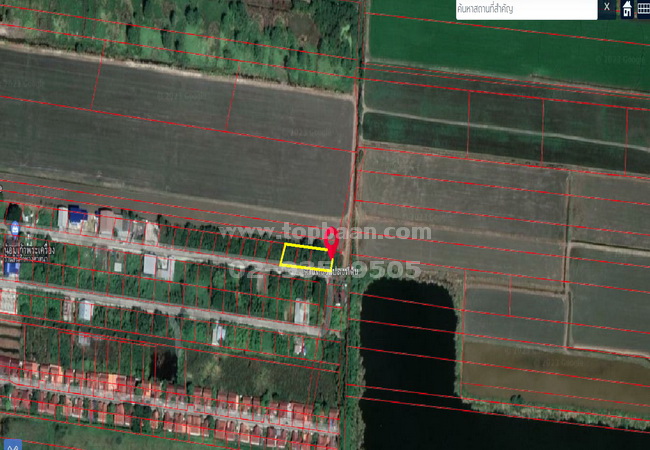 ขายที่ดิน คลอง 9 หมู่บ้านบ้านสวนเก้าพัฒนา เนื้อที่ 328 ตร.ว. แปลงมุม ถมแล้ว